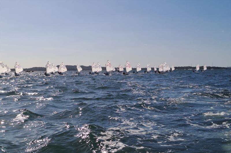 Main Fleet - Optimist open meeting at Parkstone - photo © Mark Norton