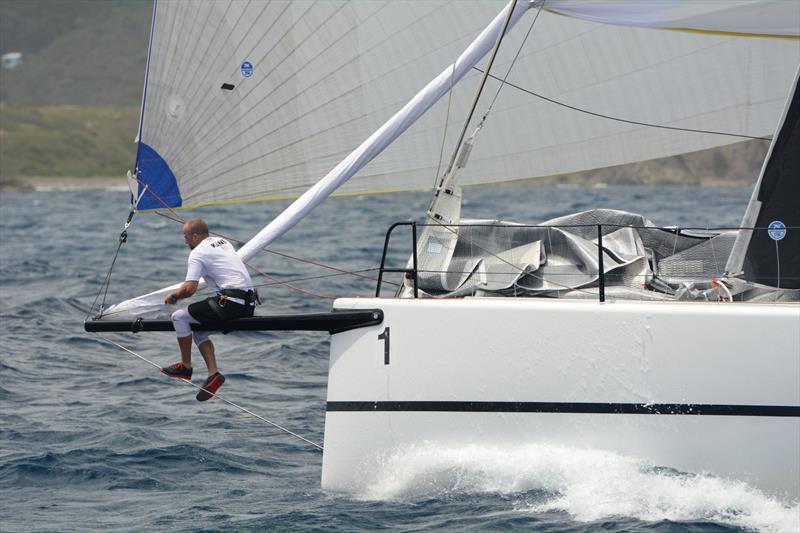 Off-the-wind action at STIR photo copyright Dean Barnes taken at St. Thomas Yacht Club and featuring the ORC class