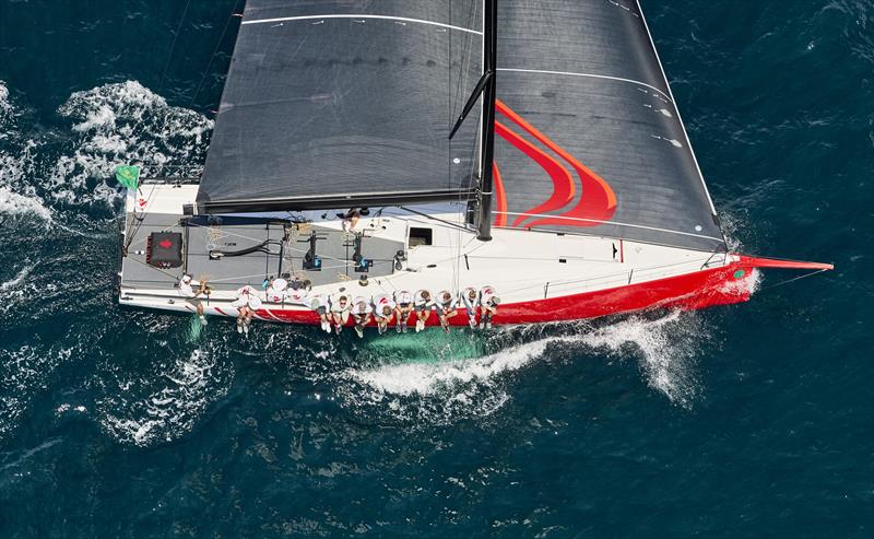 Red Bandit, overall winner for the 2023 Rolex Giraglia Offshore Race photo copyright Carlo Borlenghi / ROLEX taken at Royal Ocean Racing Club and featuring the ORC class