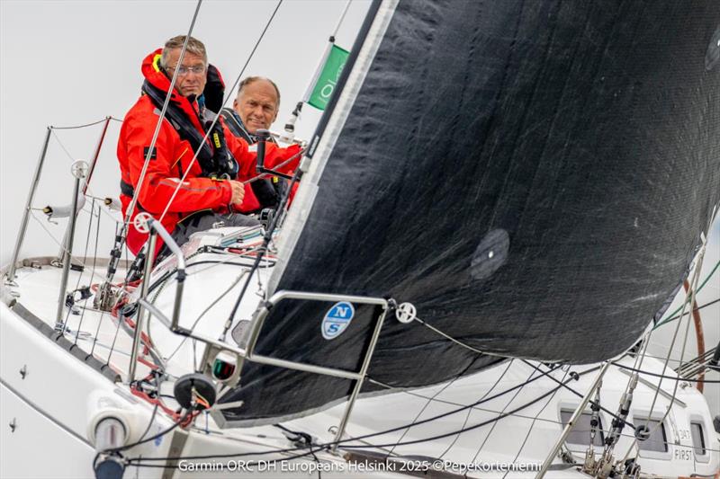 LETHE (NOR) - First 34.7 sailed by brothers Øyvind and Morten Knudsen - Long Offshore Race - Garmin ORC DH European Championship Helsinki 2025 photo copyright Pepe Korteniemi taken at Helsingfors Segelklubb and featuring the ORC class