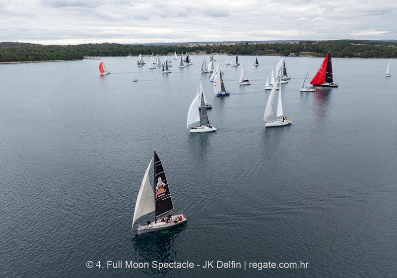 Full Moon Sailing Spectacle - photo © JK Delfin / www.regate.com.hr