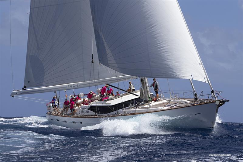 John McMonigall's Oyster 82 Zig Zag on day one of the 11th Superyacht Challenge Antigua photo copyright Claire Matches / www.clairematches.com taken at  and featuring the Oyster class