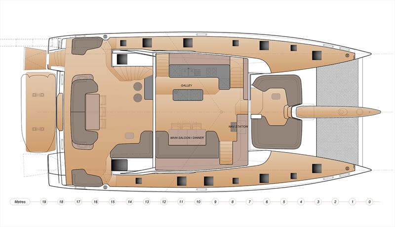 Oyster C60 - Main deck galley up - photo © Oyster Yachts