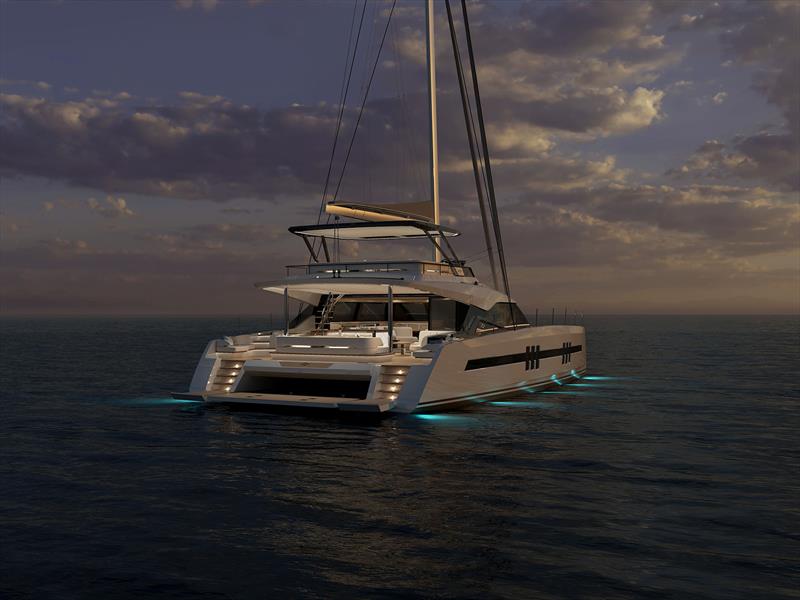 Oyster C60 - by night - photo © Oyster Yachts