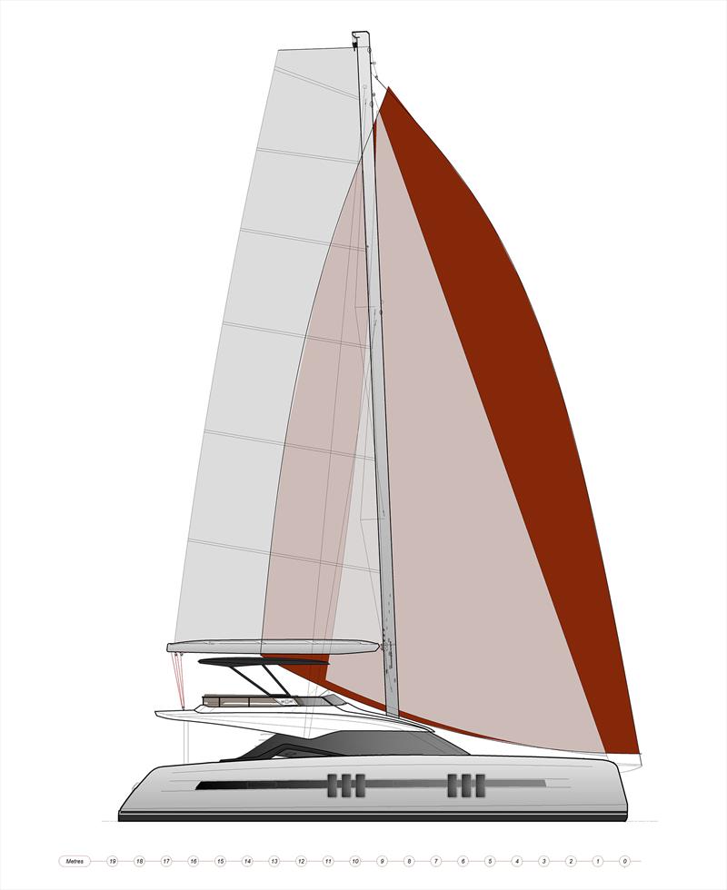 Oyster C60 - Sail plan - photo © Oyster Yachts