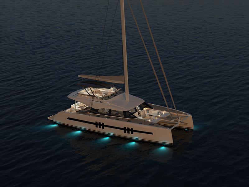 Oyster C60 - by night - photo © Oyster Yachts