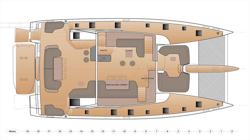 Oyster C60 - Main deck galley down - photo © Oyster Yachts
