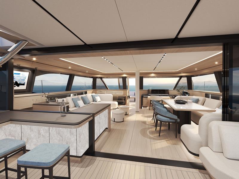 Oyster C60 - Main saloon - photo © Oyster Yachts