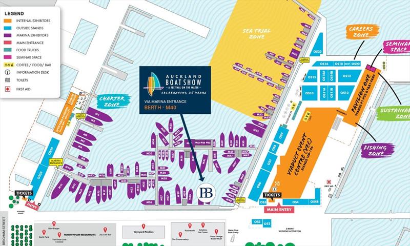 Palm Beach Motor Yachts stand at the Auckland Boat Show - photo © Palm Beach Motor Yachts