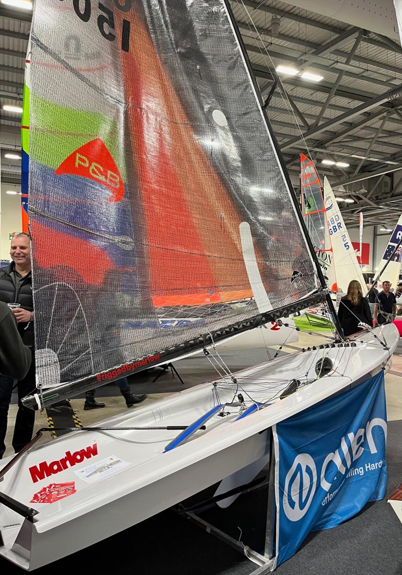 Phantom class stand at the RYA Dinghy & Watersports Show photo copyright Mike Webster & Andy Smith taken at RYA Dinghy Show and featuring the Phantom class