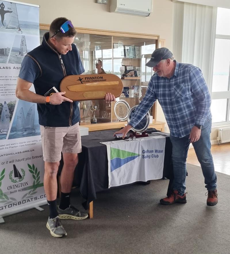 Sam Coxon wins the 2026 Phantom Inlands at Grafham Water - photo © John Wayling
