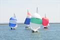 Racecourse action at the Geechee Sailing Club's annual St. Patrick's Regatta &copy; Carl Ericsson