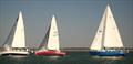 Racecourse action at the Geechee Sailing Club's annual St. Patrick's Regatta &copy; Carl Ericsson