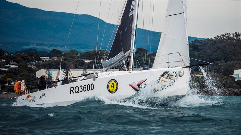 Mr Lucky (Mark Hipgrave) - Start Ray White Solo Tasman Yacht Challenge - New Plymouth - April 9, 2023 photo copyright New Plymouth YC taken at  and featuring the PHRF class