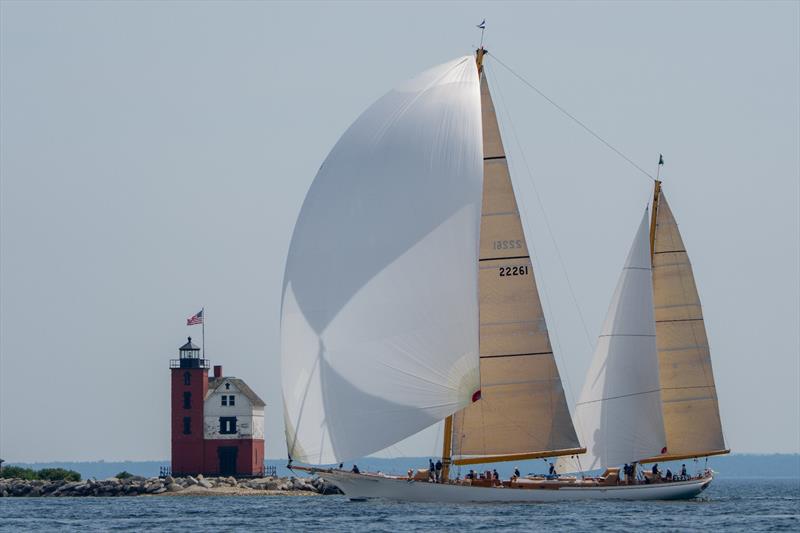 Line Honours for Whitehawk in the Chicago Yacht Club Race to Mackinac 2026 - photo © Ian Roman