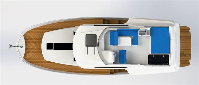 BluEscape 1200 FLY - New Delphia model for 2019 - photo © John Curnow