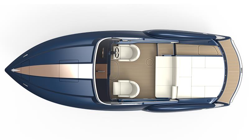 Danalevi Furina 24 Overhead Layout - photo © Danalevi Powerboats