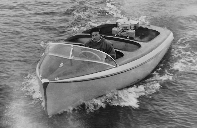 River motorboat developed by Charles Currey in the 1950s photo copyright Currey Family taken at  and featuring the Power boat class