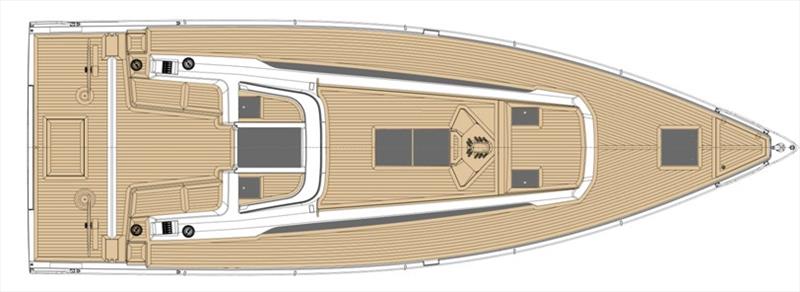 Solaris 40 deck layout - photo © Solaris Yachts