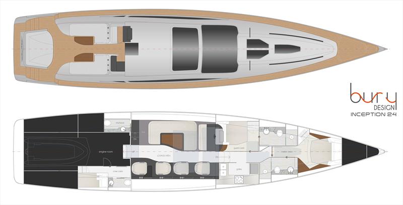 General Arrangement for the Inception 24 - photo © Bury Design