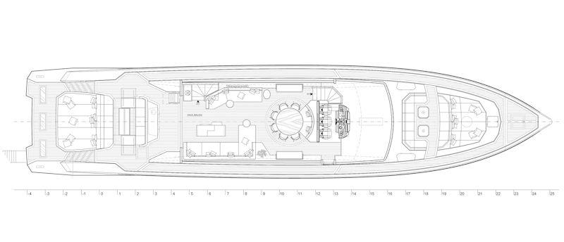 Main deck - Gladiator 961 Speed - photo © Canados Yachts