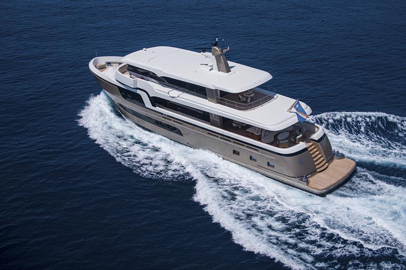 34-metre tri-deck explorer Lady Lene - photo © Stuart Pearce - YachtShot