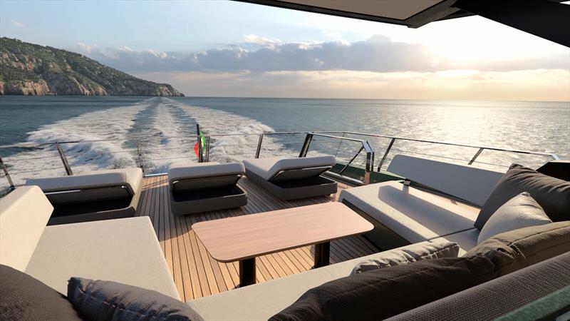 wallywhy150 sundeck - photo © Wally Yachts