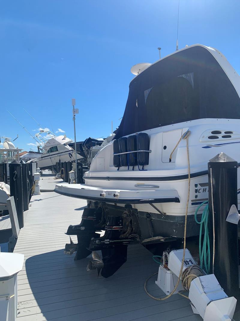 Hurricane Ian damage In Cape Coral, Florida photo copyright Scott Croft taken at  and featuring the Power boat class