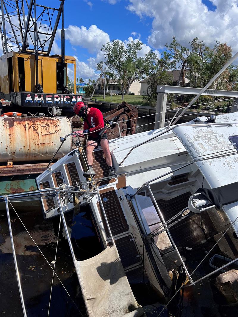 Boat owners can get help with Hurricane Ian-damaged derelict boats through a FWC waiver program, but time is running out photo copyright Scott Croft taken at  and featuring the Power boat class