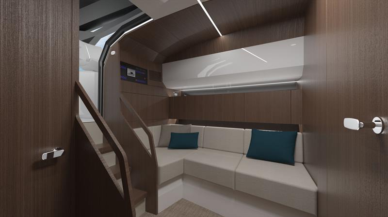 Santasevera 52 - living room photo copyright Santasevera taken at  and featuring the Power boat class