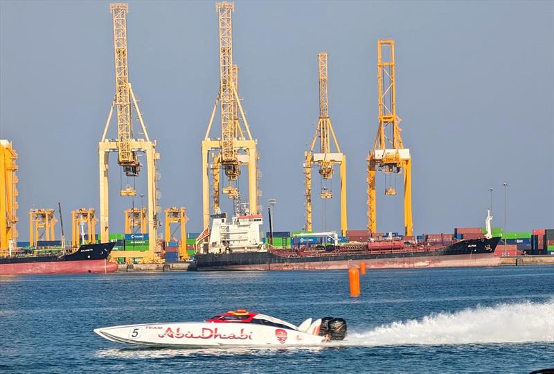 Rashed Al Tayer and Majed Al Mansoori in Abu Dhabi 5 photo copyright Team Abu Dhabi taken at  and featuring the Power boat class