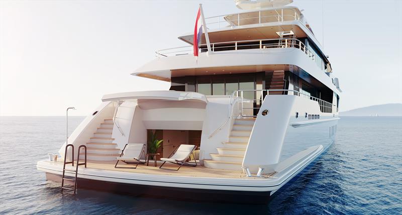 55m Steel YN 20655, code-named Project Venus photo copyright Heesen Yachts taken at  and featuring the Power boat class
