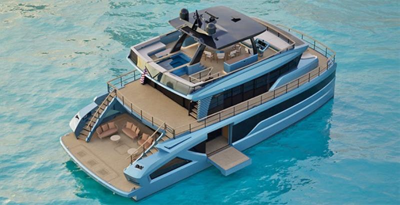 Euro Marine Group awarded U.S. patent for a game-changing sea chest system photo copyright Lazzara Yachts taken at  and featuring the Power boat class