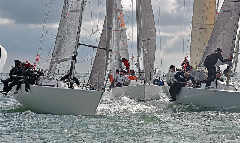 We all love what we do, and can now breathe easier - Quarter Tonners windward mark two photo copyright Sam Penhaul-Smith taken at  and featuring the Quarter Tonner class