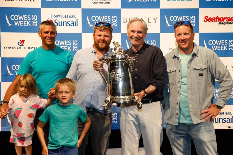 BLT are Black Group Overall Winners - Cowes Week 2025 photo copyright Paul Wyeth / www.pwpictures.com taken at Cowes Combined Clubs and featuring the Quarter Tonner class