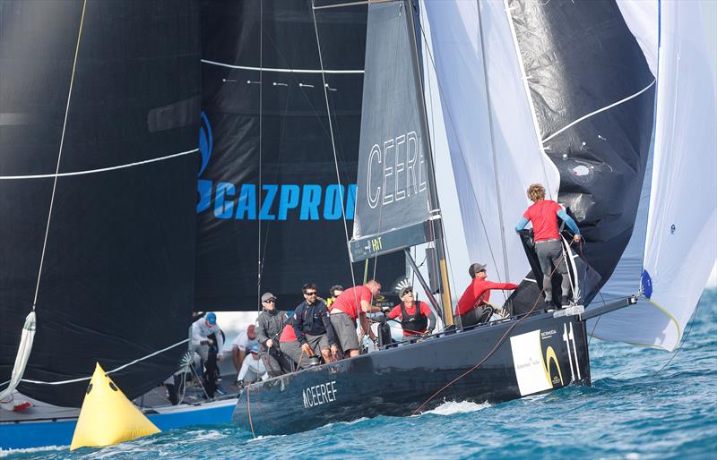 Despite a crash in the first race Team CEEREF bounced back with a string of podium finishes on day 2 of the RC44 Bermuda Cup photo copyright NicoMartinez / MartinezStudio taken at Royal Bermuda Yacht Club and featuring the RC44 class