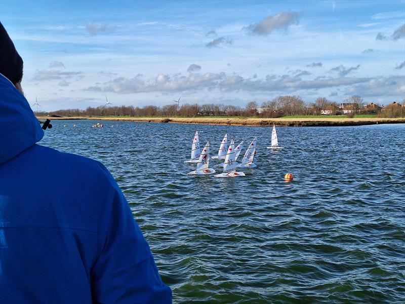 Medway RC Laser Club Winter Series Week 2 - photo © Lucian Stone