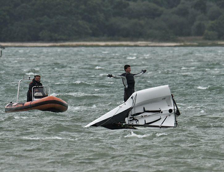 What could possibly go wrong? - photo © Chew Valley Lake Sailing Club