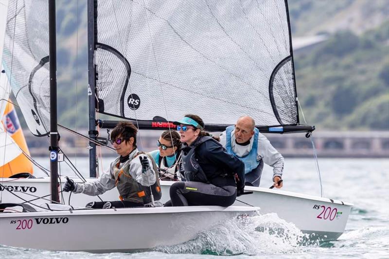 Karen Oldale and Jo Hewitson Tom and Lucy Hewitson - photo © Digital Sailing