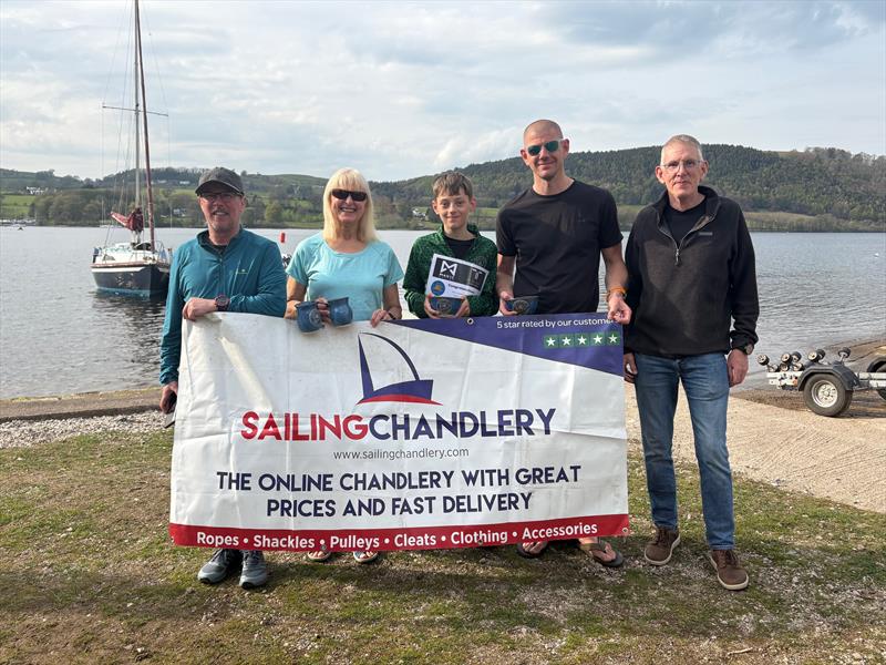 RS200 Prize Winners at the Ullswater Daffodil Regatta 2026 - photo © Jon Ward