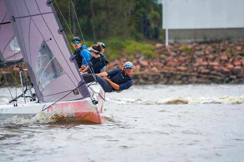 Zac West and his Royal Sydney Yacht Squadron team were part of the Finals Series - Sailing Champions League – Asia Pacific Final photo copyright Alex Dare taken at Newcastle Cruising Yacht Club and featuring the RS21 class