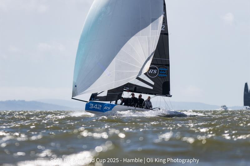 RS21 UK & Ireland Cup 2025 Round 1 photo copyright Oli King Photography taken at Warsash Sailing Club and featuring the RS21 class