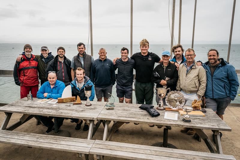 Noble Marine RS300 Nationals at South Caernarvonshire YC (l-r) David Jenkins, Matt Jenkins, Edward Wilkinson, Paul Watson, Rob Baker, Harry McVicar, Charlie South, Steve Sallis, Tom Moore, Luke South, Ben Heppenstall. Seated - Pete Mackin, George Bender photo copyright Phill Boyd / Outwest Images taken at South Caernarvonshire Yacht Club and featuring the RS300 class