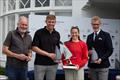 Ollie Groves and Esther Parkhurst (Eurocup winners) with Gerry Reid (RNIYC) and Nigel Gilbert (Mercedes) - Mercedes Benz Belfast RS400 Eurocup and Noble Marine UK/Irish Nationals © Thomas Anderson / www.sdsphoto.pro