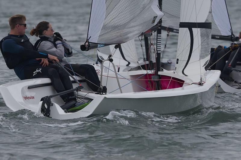 Ollie Groves and Esther Parkhurst on day 3 - Mercedes Benz Belfast RS400 Eurocup and Noble Marine UK/Irish Nationals photo copyright Thomas Anderson / www.sdsphoto.pro taken at Royal North of Ireland Yacht Club and featuring the RS400 class