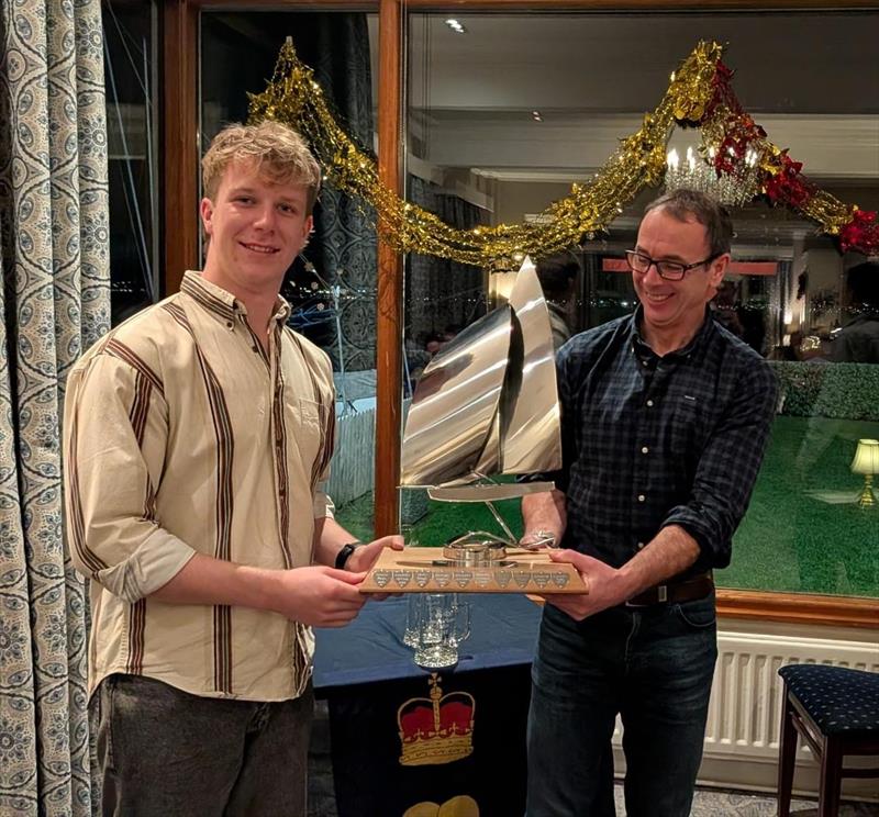 Rockshore / Bosun Bob's RS400 Winter Series at the Royal North of Ireland Yacht Club prize giving - Flipper and Knox - photo © Rose White