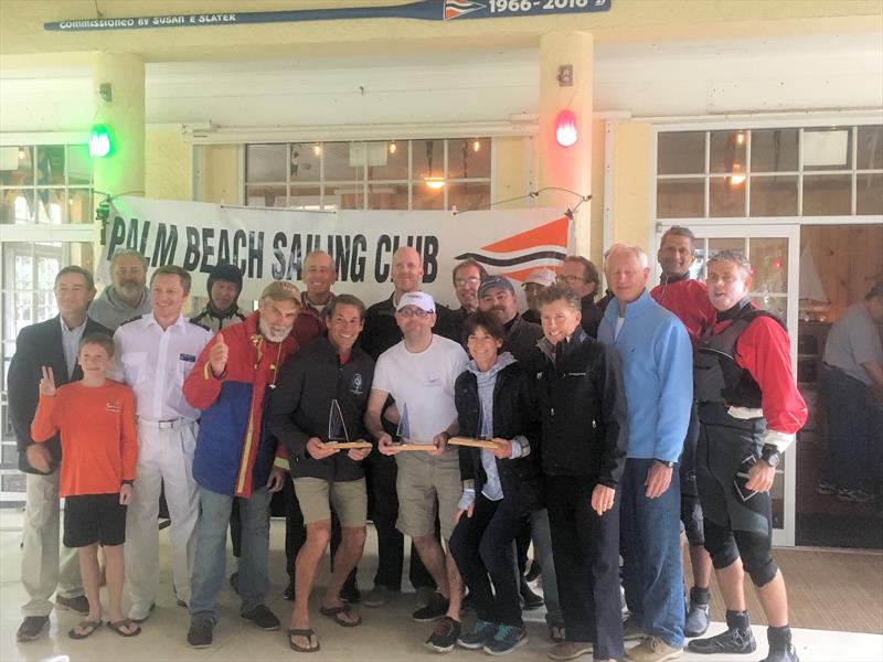 Prizegiving in the RS Aero Mid-Winters at Palm Beach, Florida photo copyright Karl Thorne taken at Palm Beach Sailing Club, Florida and featuring the  class