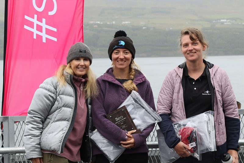 Women's Podium in the RS Aero Arctic Championships at Akureyri, Iceland photo copyright Runar Thor Bjornsson taken at Siglingaklúbburinn Nökkvi and featuring the  class