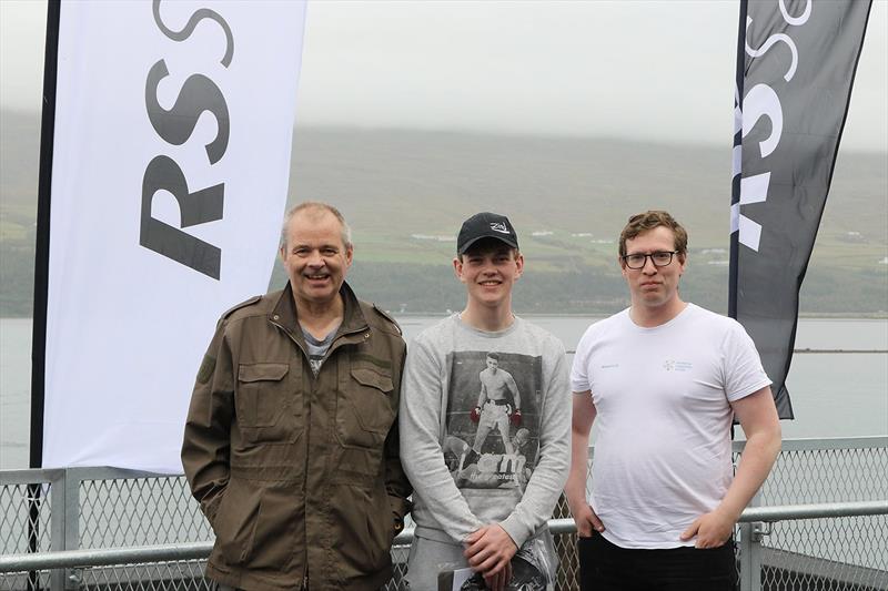 Icelandic Podium in the RS Aero Arctic Championships at Akureyri, Iceland - photo © Runar Thor Bjornsson