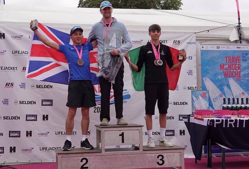 RS Aero 5 Youth Worlds podium at the RS Games, Travemünder Woche - photo © Miles Carden